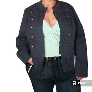 Venezia Lane Bryant Military Style Jacket
